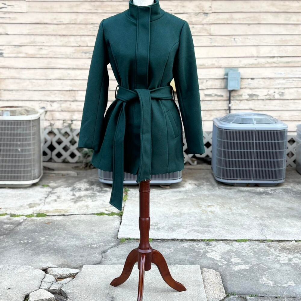 Dark Green Wool Coat NWT